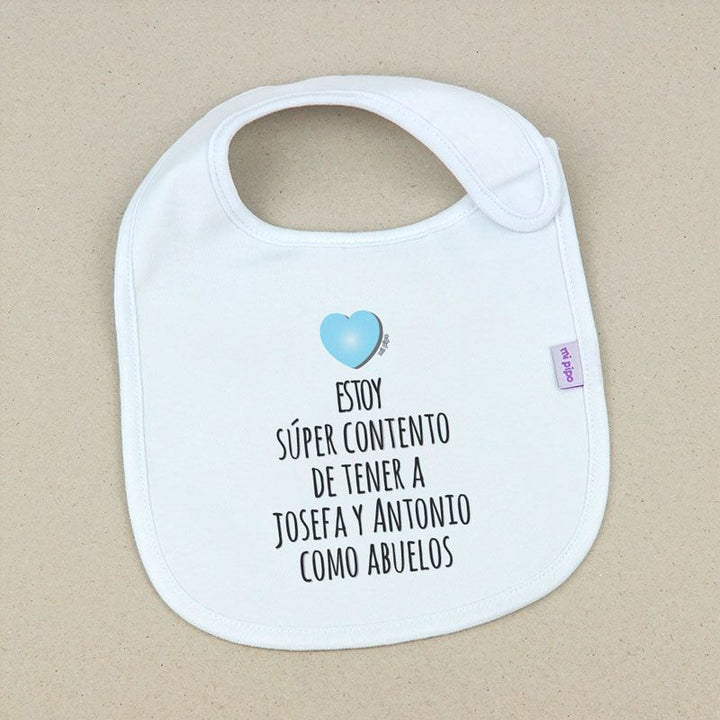 Babero Personalizado Extra libre Corazón