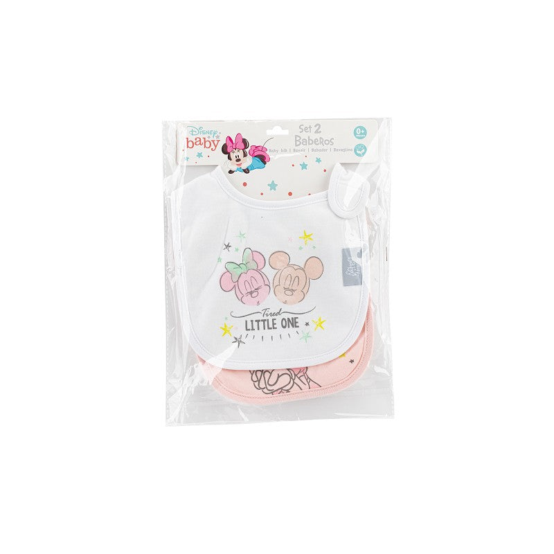 Pack 2 Baberos punto Minnie Little one - Mikeko