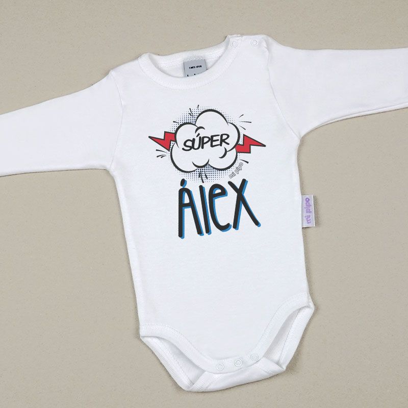 Babidu Body Personalizado Súper (nombre niño) - Mikeko