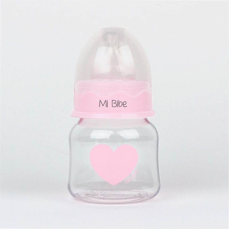Biberón Corazón Rosa 150 ml Personalizado
