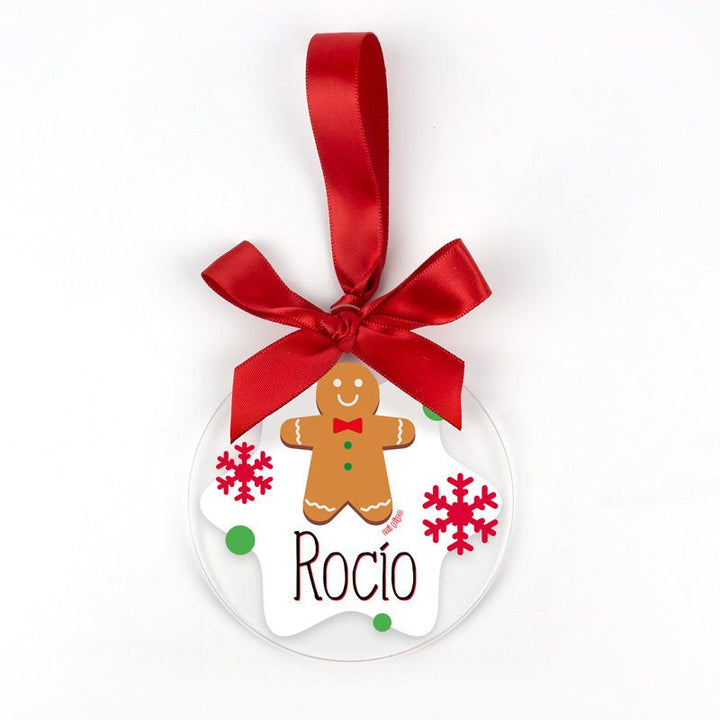 Bola Navidad METACRILATO Galleta de Jengibre