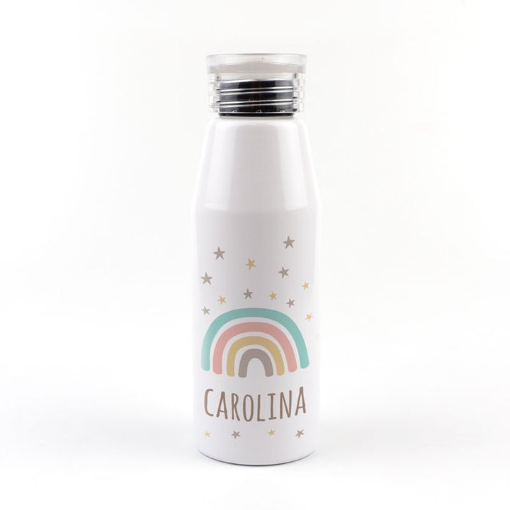 Botella Aluminio Arcoíris Soft 500ml Personalizada - Mikeko