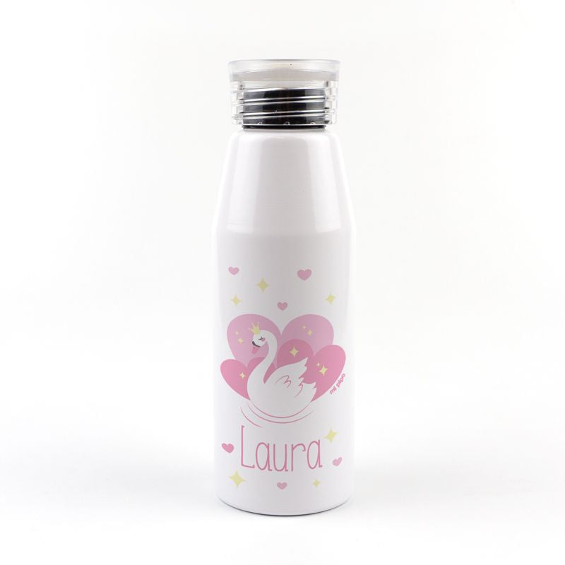 Botella Aluminio Cisne 500ml Personalizada - Mikeko