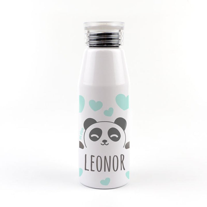 Botella Aluminio Panda 500ml Personalizada - Mikeko