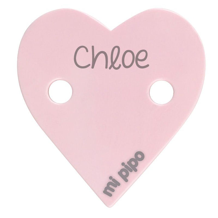 Broche Pinza Corazón Personalizado - Mikeko