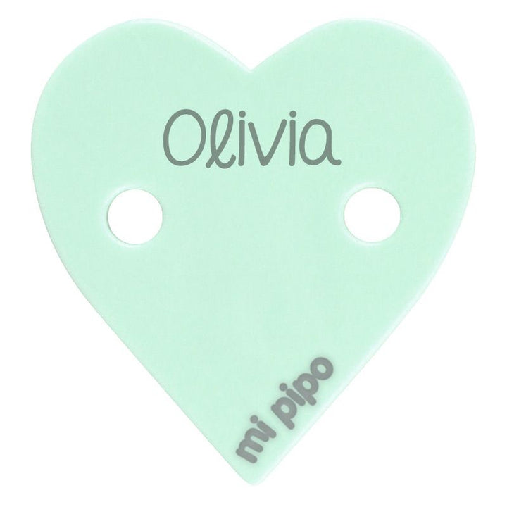 Broche Pinza Corazón Personalizado - Mikeko