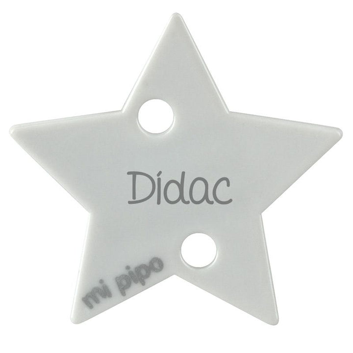Broche Pinza Estrella Personalizado - Mikeko