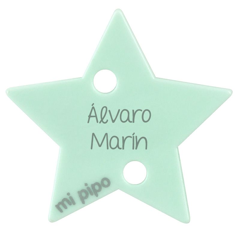 Broche Pinza Estrella Personalizado - Mikeko