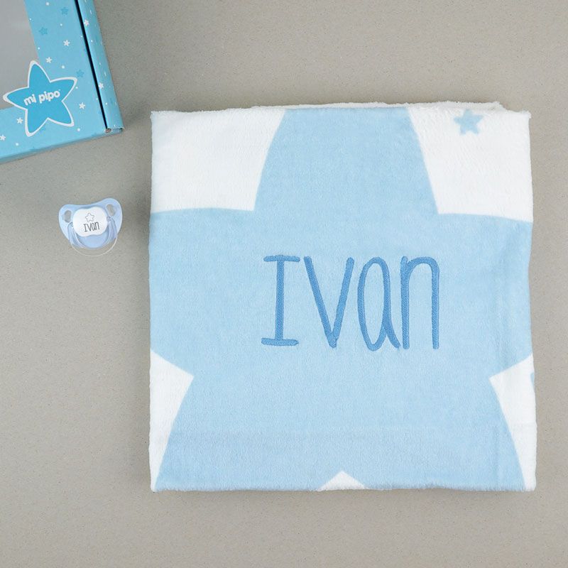 Cajita Baby Arrullo Estrellas Personalizada - Mikeko