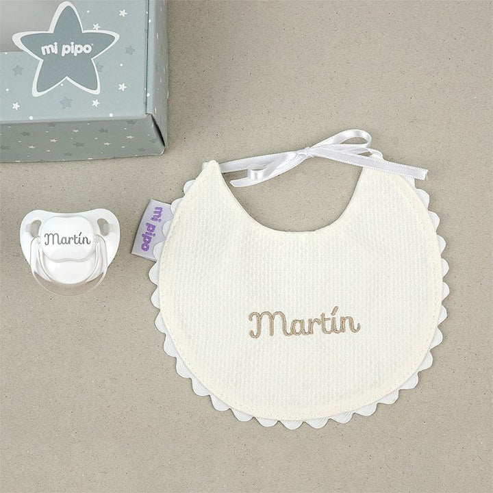 Cajita Baby Babero Personalizada - Mikeko