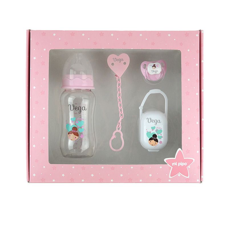 Cajita My Basics 300 Hada Personalizada (Biberón personalizado en rosca)