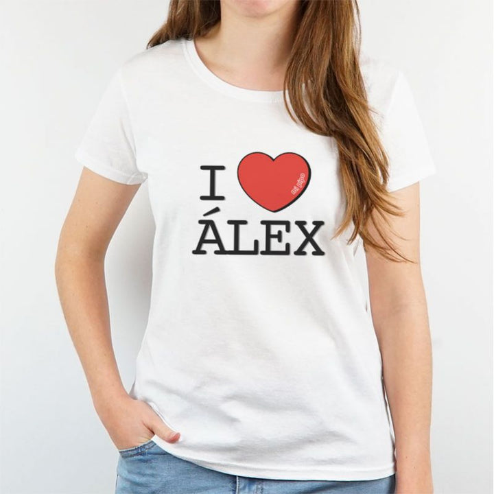 Camiseta o Sudadera Personalizada Mamá I love (Nombre) Estilo New York - Mikeko