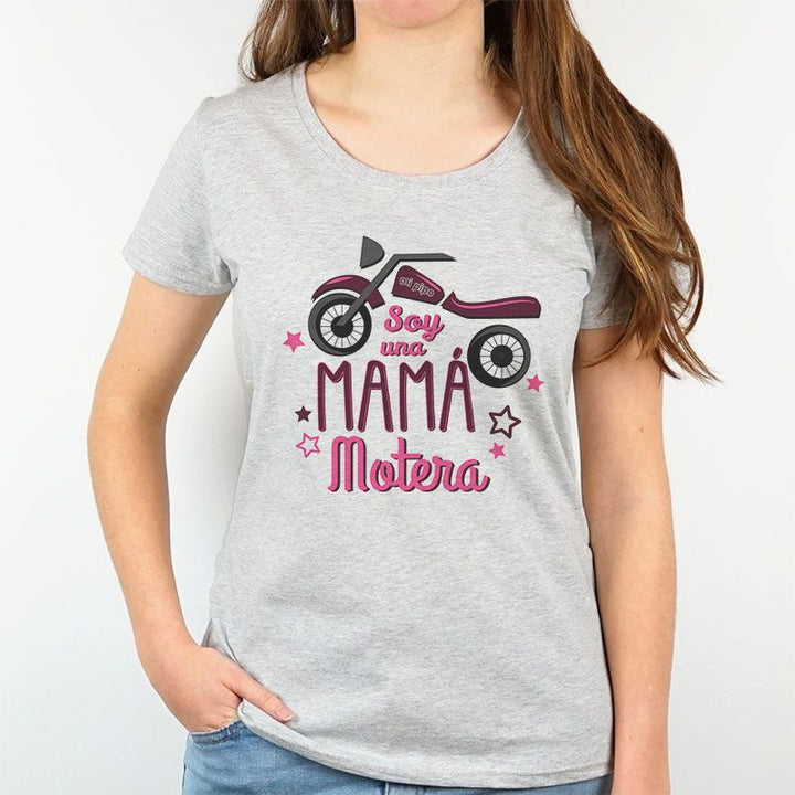 Camiseta o Sudadera Divertida Mamá Soy una Mamá Motera - Mikeko
