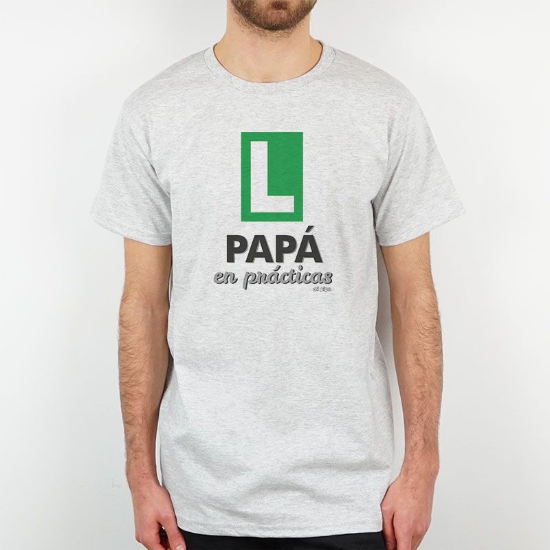 Camiseta o Sudadera Divertida Papá en prácticas verde - Mikeko