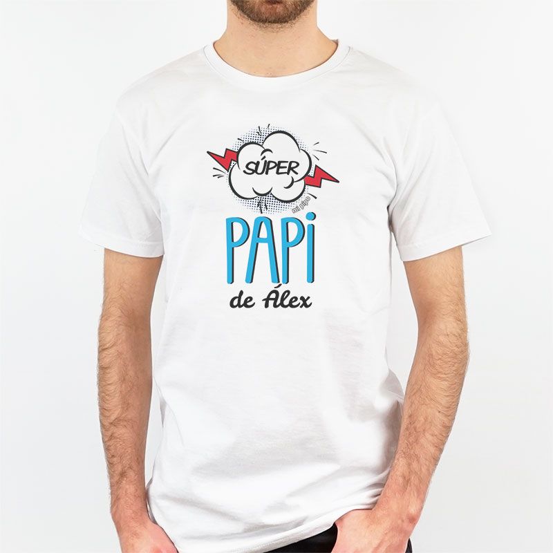 Camiseta o Sudadera Personalizada Superpapi de (nombre hijo)
