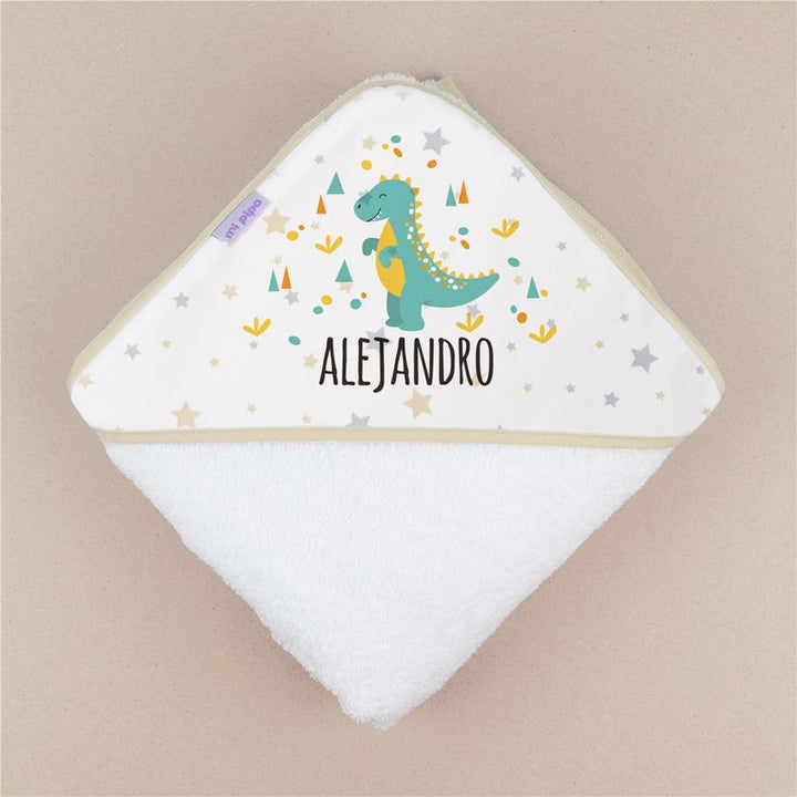Capa de baño Dinosaurio Personalizada - Mikeko