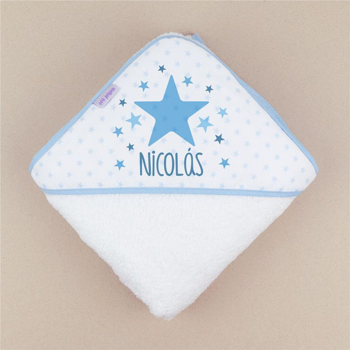 Capa de baño Estrella Azul Personalizada - Mikeko