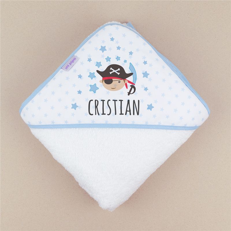 Capa de baño Pirata Personalizada - Mikeko