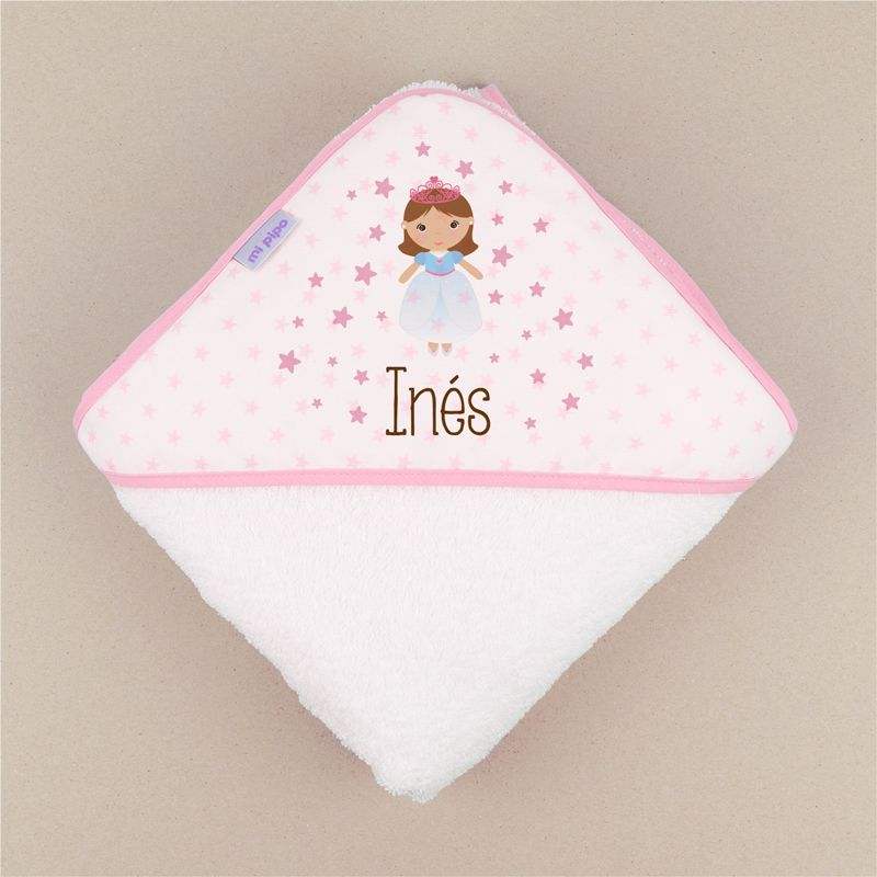 Capa de baño Princesa Personalizada - Mikeko
