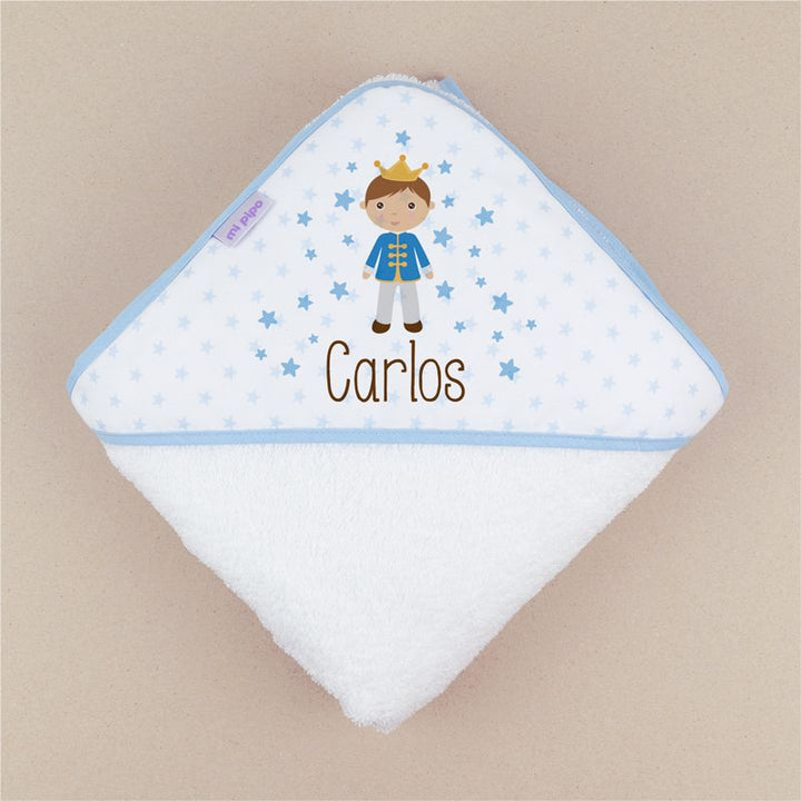 Capa de baño Príncipe Personalizada - Mikeko