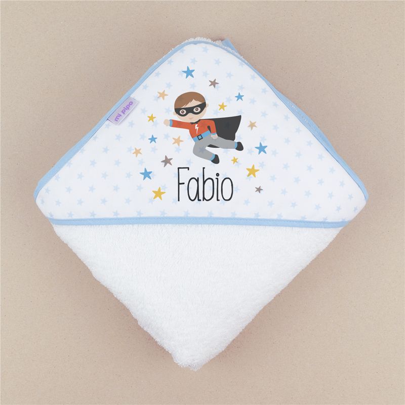 Capa de baño Superhéroe Personalizada - Mikeko