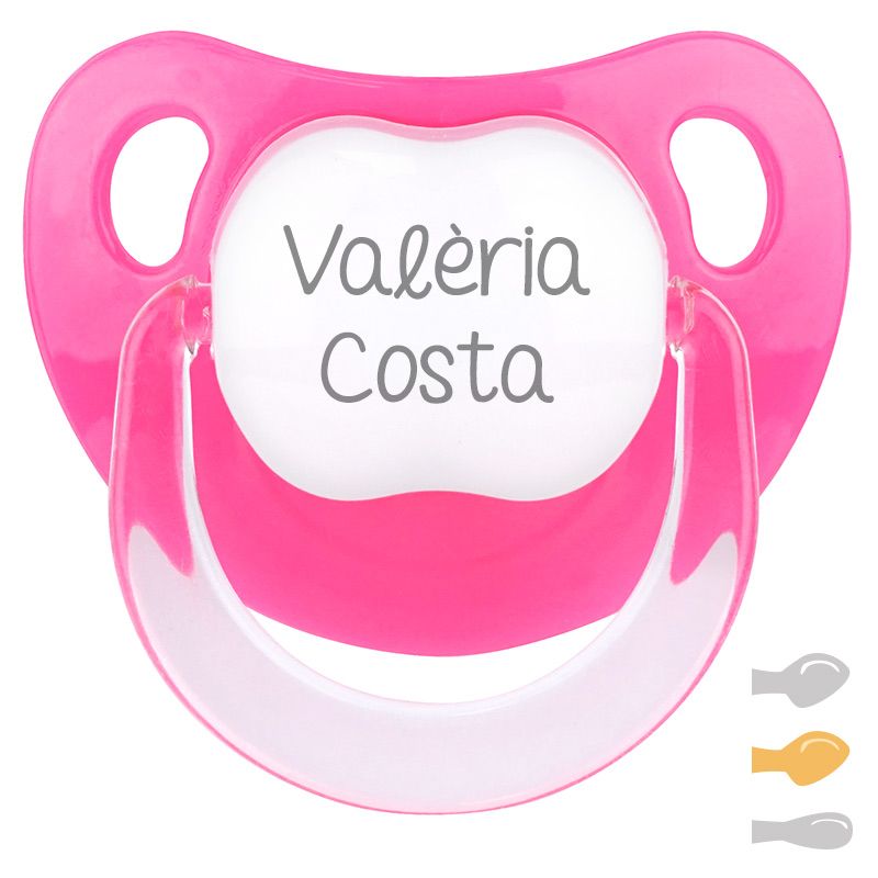 Chupete Baby Personalizado Fucsia - Mikeko