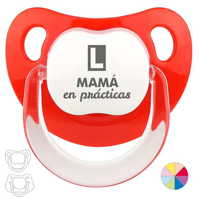 Chupete Divertido Mamá en Prácticas - Mikeko