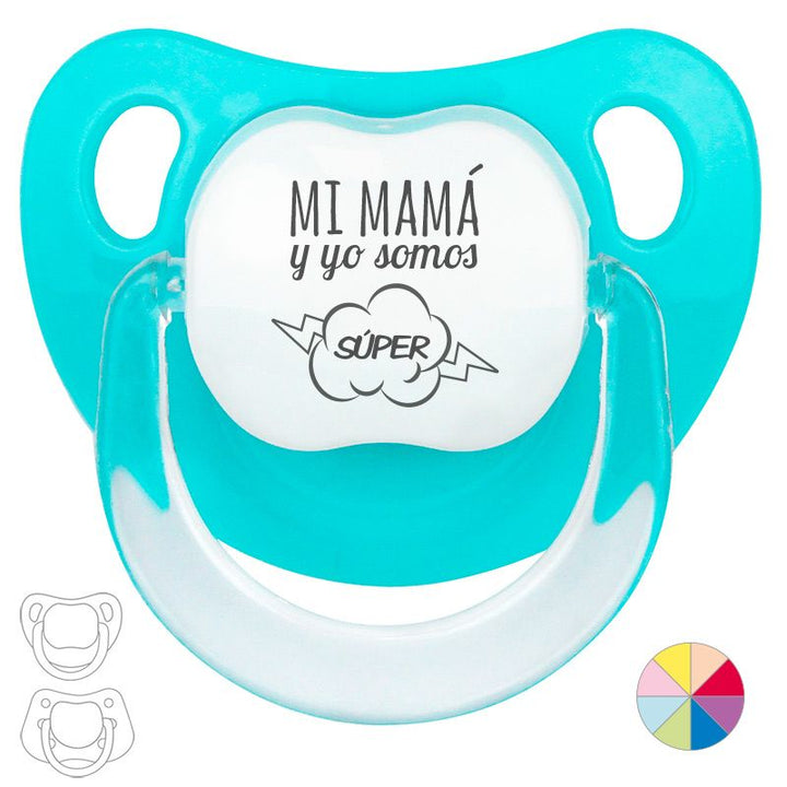 Chupete Divertido Mi Mamá y Yo somos Súper
