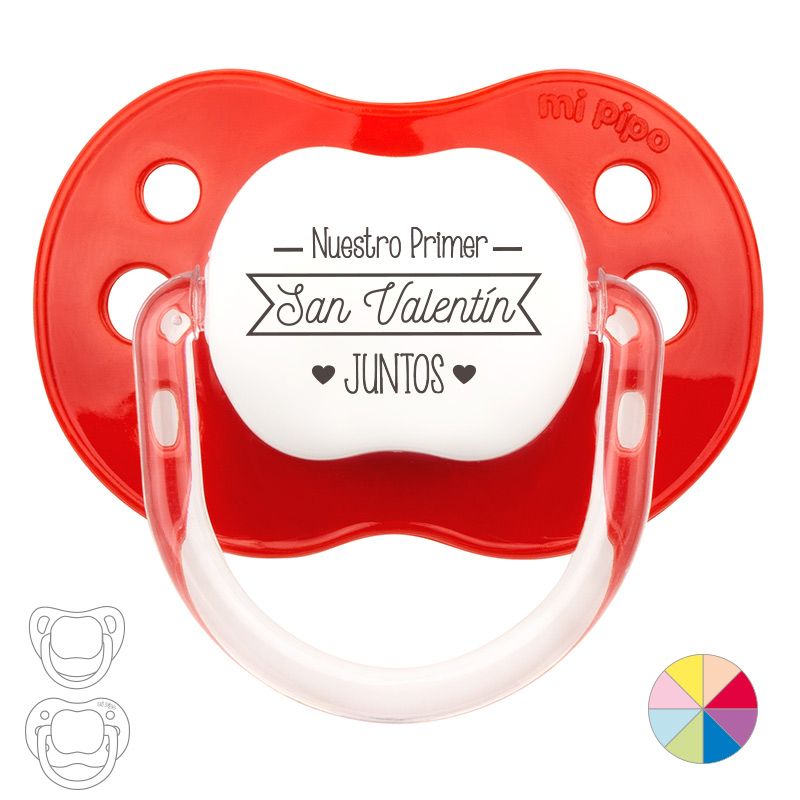 Chupete Divertido Nuestro Primer San Valentín Juntos