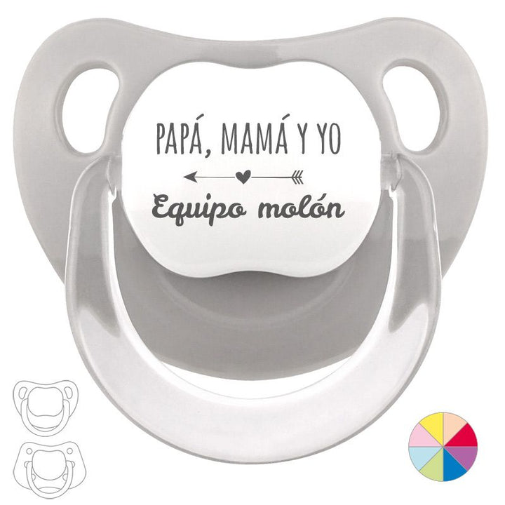 Chupete Divertido Papá, Mamá y Yo, Equipo Molón
