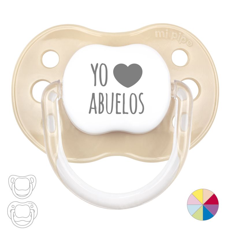 Chupete Divertido Yo corazón Abuelos