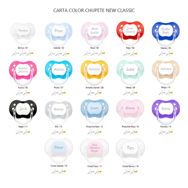 Chupete Personalizado nombre + Tiara - Mikeko