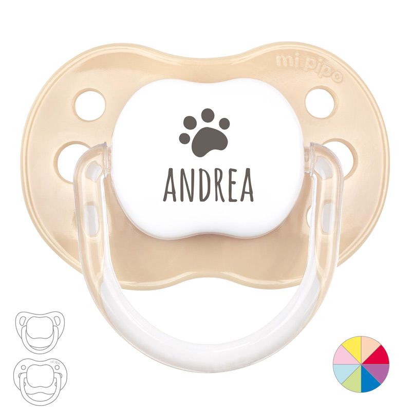 Chupete Personalizado Nombre + Huella