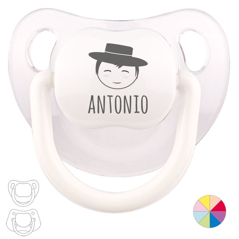 Chupete Personalizado Nombre + Niño feria - Mikeko