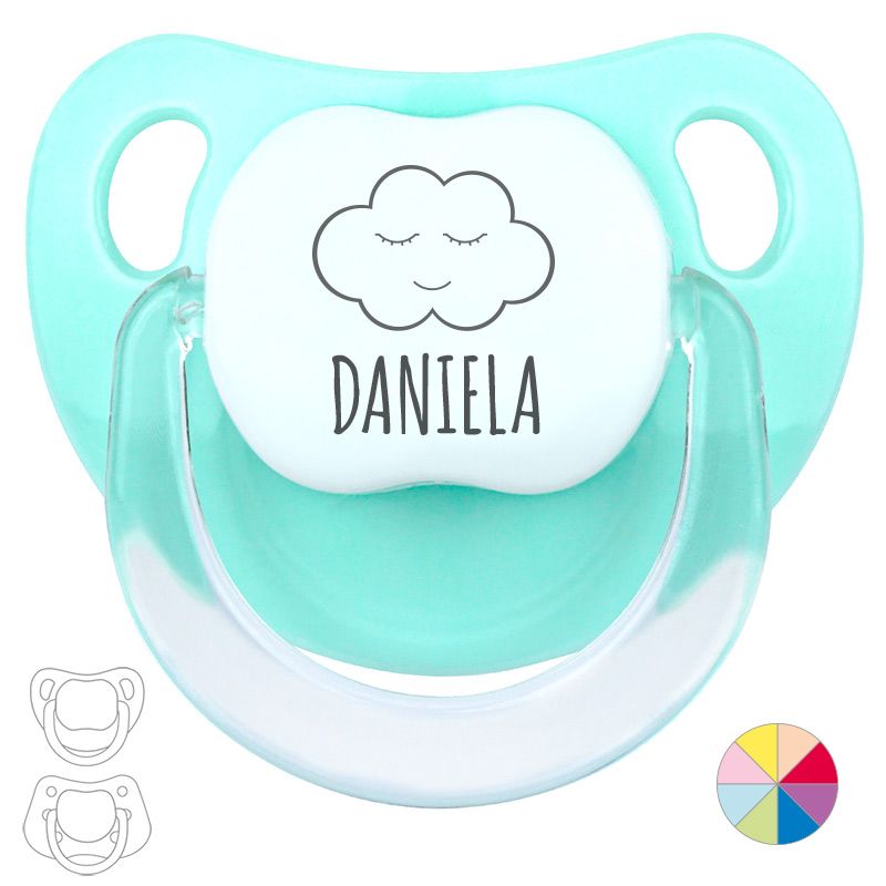 Chupete Personalizado Nombre + Nube - Mikeko