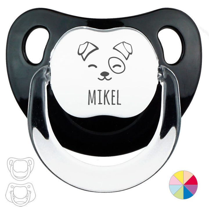 Chupete Personalizado Nombre + Perrito