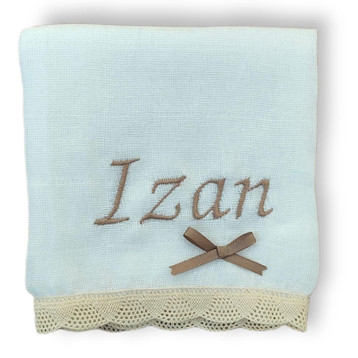 Muselina Personalizad encaje beig