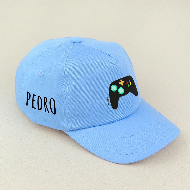 Gorra Junior Consola Azul personalizada - Mikeko