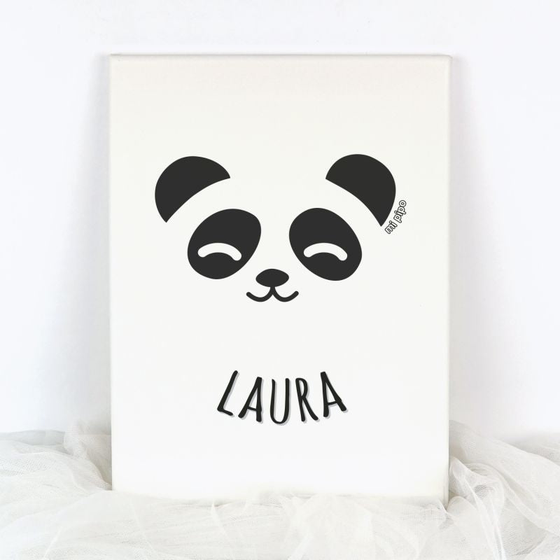 Lienzo Personalizado Panda - Mikeko