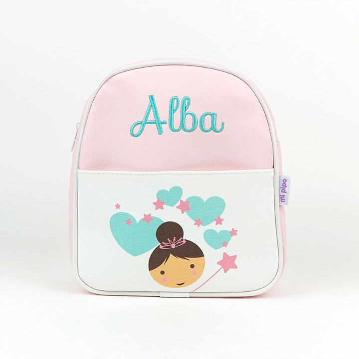 Mochila Hada Rosa Personalizada - Mikeko