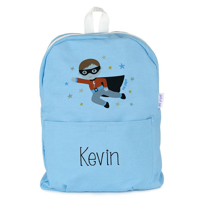 Mochila Medium LONA Superhéroe personalizada, color a elegir