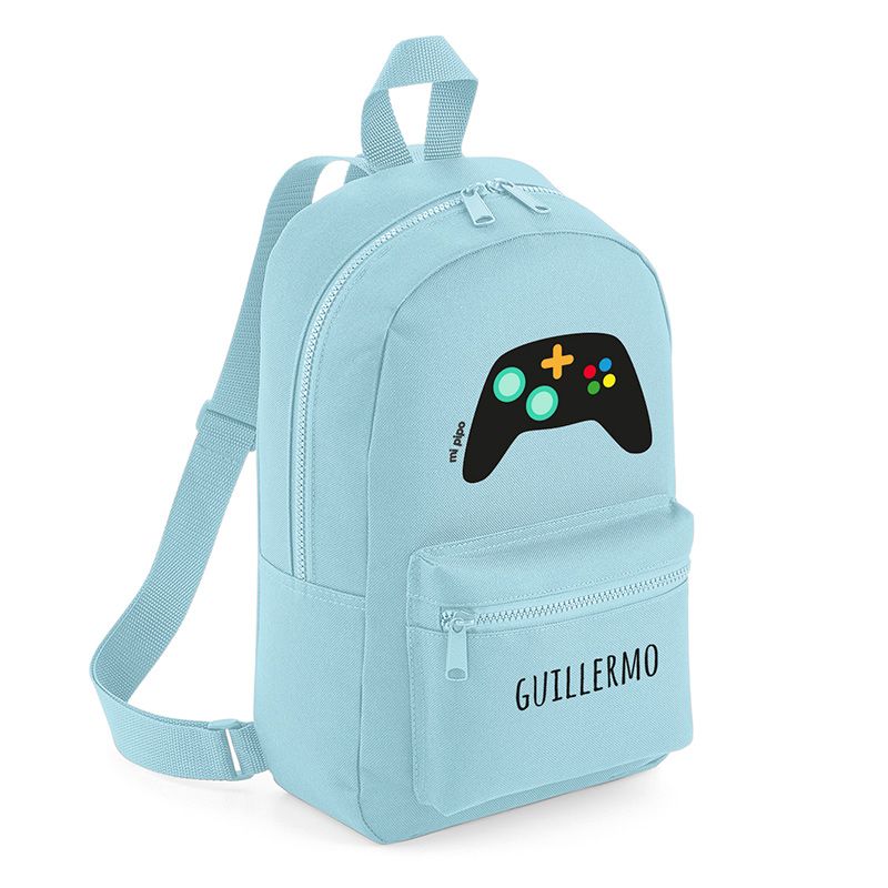 Mochila Medium Nylon Consola personalizada, color a elegir - Mikeko