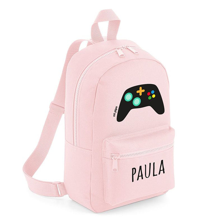Mochila Medium Nylon Consola personalizada, color a elegir - Mikeko