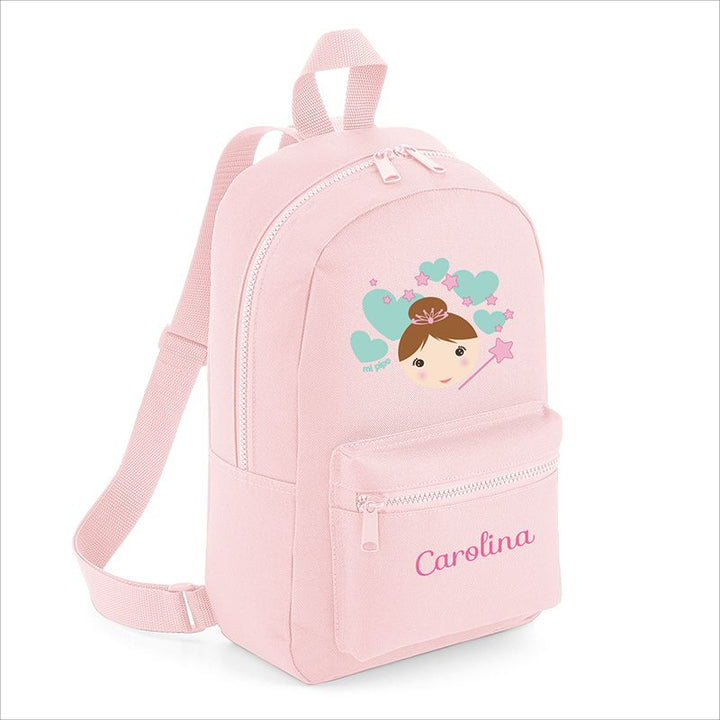 Mochila Medium Nylon Hada personalizada, color a elegir