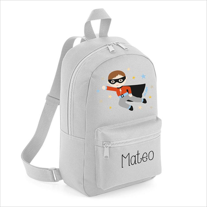 Mochila Medium Nylon Superhéroe personalizada, color a elegir