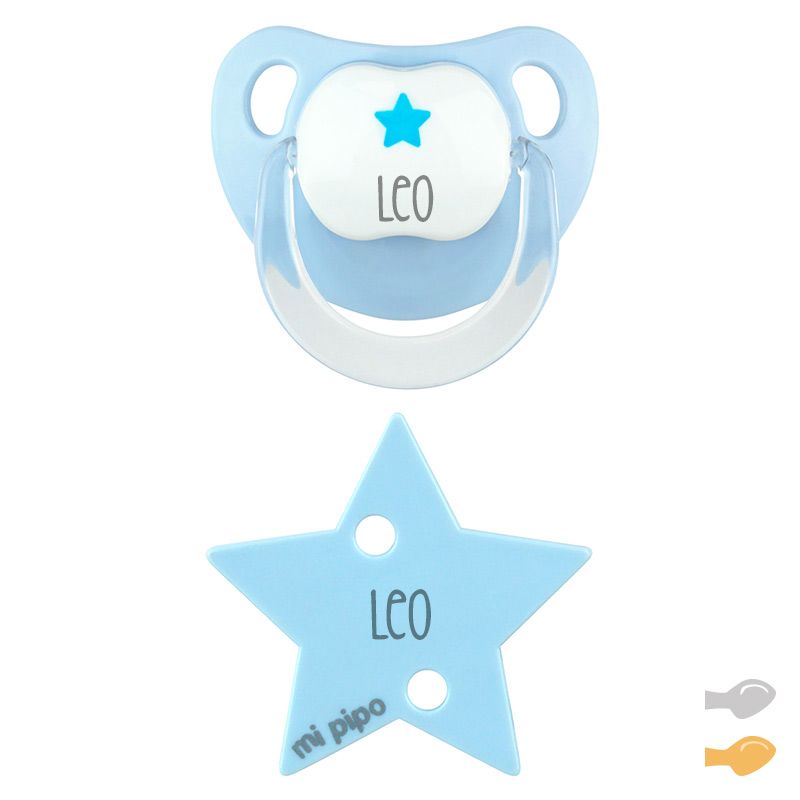 Pack Dúo Baby Deco Estrella Azul Personalizado - Mikeko