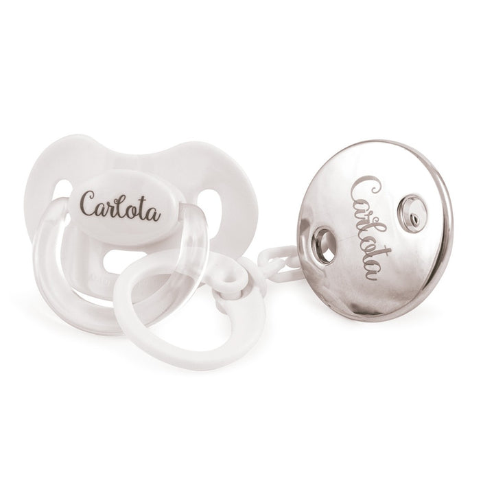 Pack Premium Chupete y Cadena Personalizada - Mikeko