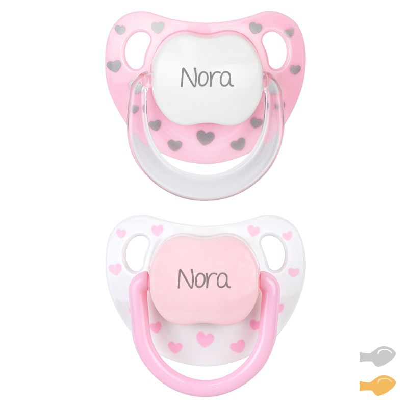 Pack Twin Baby Chic Rosa Personalizado - Mikeko