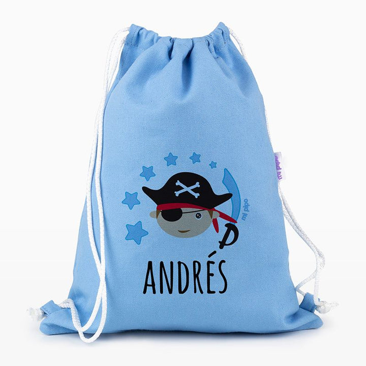 Petate Medium Lona Pirata personalizado, color a elegir