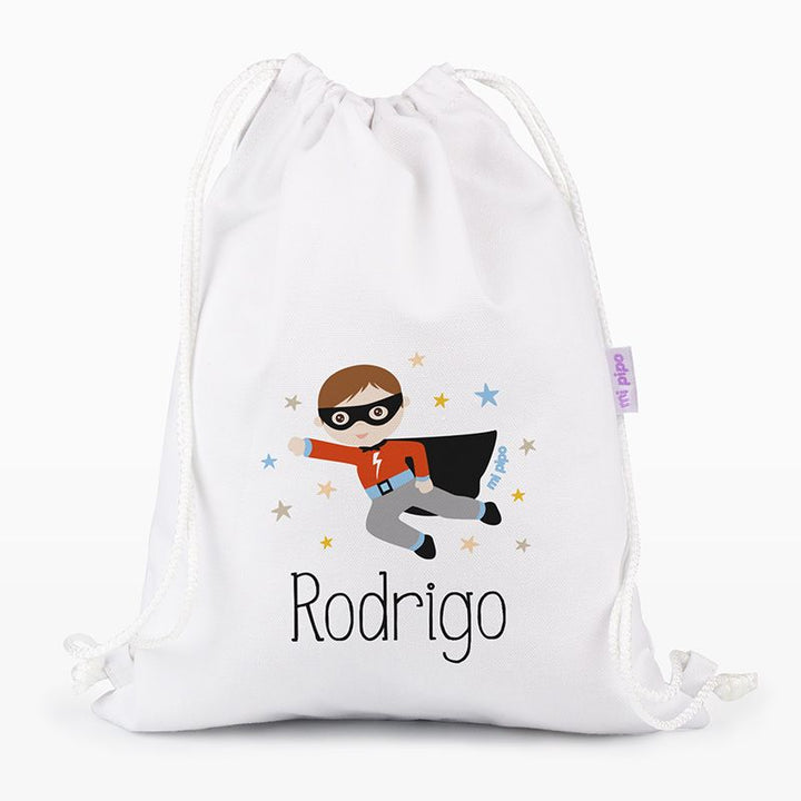 Petate Medium Lona Superhéroe personalizado, color a elegir - Mikeko